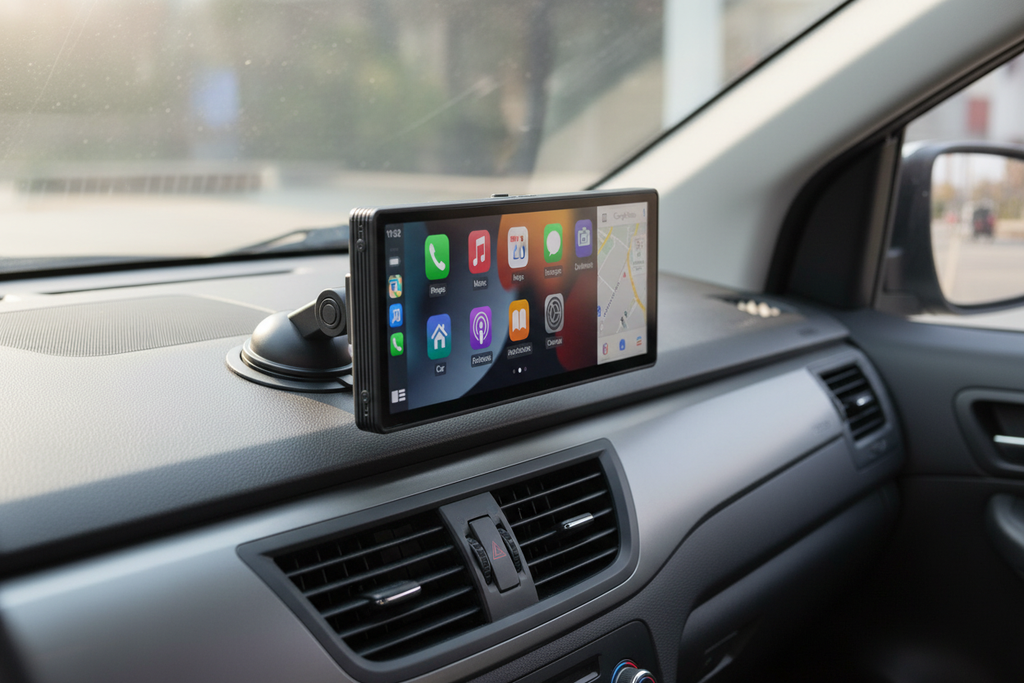 Autoradio portable - fixation ventouse unique