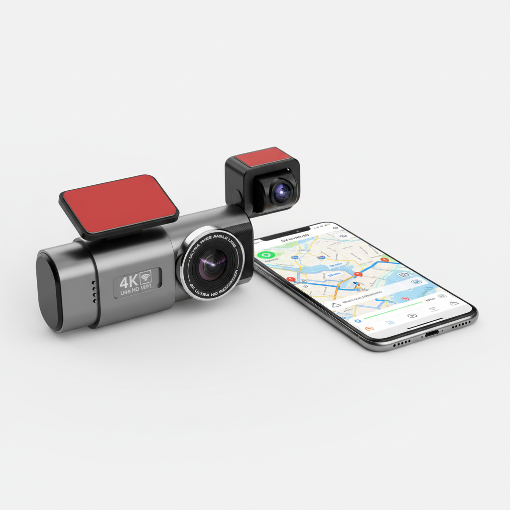 Dashcam avec smartphone GPS